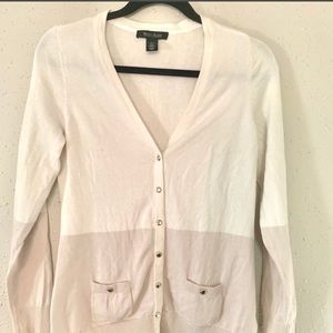 White House black market button-front  cardigan